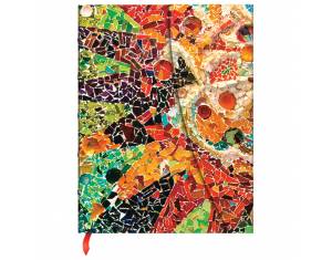 Notes 9,5x14 cm-mini crte  88L magnet Gaudi's Sun Paperblanks PB9796-9