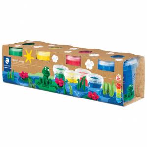 Plastelin 4bojex130g u čašici Staedtler 813 SLE sort