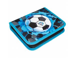 Pernica puna 1zip 2preklopa Football Blue 1A 25.Connect