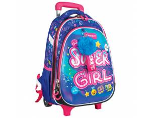 Ruksak školski s kotačićima XT Super Girl 25.Connect