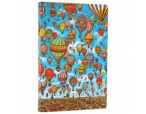 Notes 9x14 cm-mini crte 104L s gumicom Balloon Festival Flexis Paperblanks FB9912-3