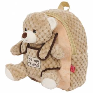 Ruksak mini s odvojivim plišancem Milly Bear Perletti 13038