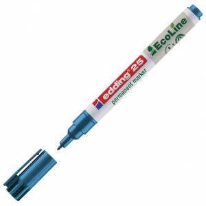 Marker permanentni 1 mm okrugli vrh EcoLine Edding 25 plavi