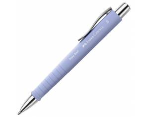 Olovka kemijska gumirana Poly Ball XB Faber Castell 241154 pastelno plava