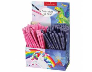 Olovka grafitna HB Unicorn&Dino u čaši pk144 Faber Castell 111550 sortirano