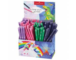 Olovka grafitna HB Unicorn&Dino u čaši pk120 Faber Castell 111555 sortirano