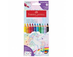 Boje drvene  10boja Jumbo Grip Unicorn Faber Castell 110923 blister