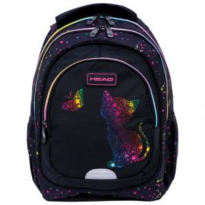 Ruksak školski-notebook anatomski Rainbow Kitty Head 502025033