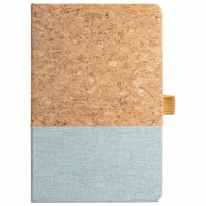 Notes A5 crte 96L šamoa crte pluto i tkanina Stricker KLEE 93277124 svijetlo plavi