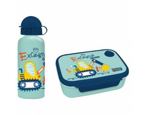 Set Boca 500ml + kut.za užinu Excavator Must Diakakis 000586460
