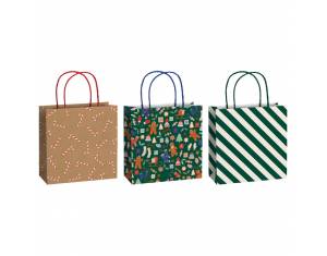 Vrećice ukrasne 20x20x8cm novogodišnje Stewo 5237 99 sortirano