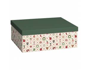 Kutija ukrasna kartonska X-mas 24x33x12cm Stewo 5123 50