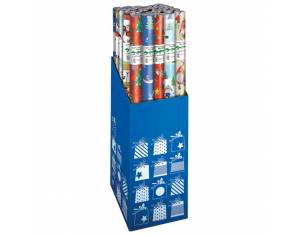 Papir ukrasni rola 100x500 cm novogodišnji Lebez 61051