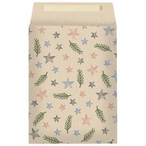 Vrećice-kuverte ukrasne strip novogodišnje 22x5x30cm pk10 Stewo 5260 40