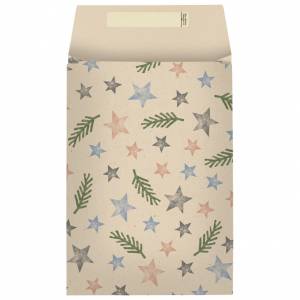 Vrećice-kuverte ukrasne strip novogodišnje 17,5x4x25cm pk10 Stewo 5260 40