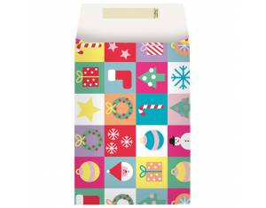 Vrećice-kuverte ukrasne strip novogodišnje 17,5x4x25cm pk10 Stewo 5239 25