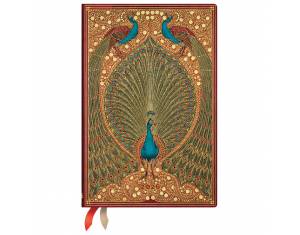 Planer dnevni 2026-9,5x14cm-mini s gumicom Hafiz's Peacocks Paperblanks DE0722-8