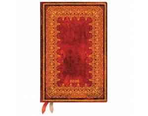 Planer dnevni 2026-9,5x14cm-mini s gumicom Foiled Paperblanks DE0721-1