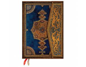 Planer tjedni 2026-13x18cm-midi magnet Safavid Indigo Paperblanks DE0762-4