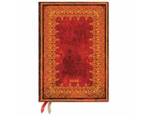 Planer tjedni 2026-12,5x17,5cm-midi horizontalni s gumicom Foiled Flexi Paperblanks FE0839-3