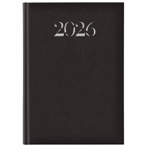 Rokovnik B5 dnevni (dan-stranica) Astro D41 metalic crni