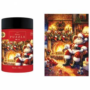 Puzzle 500 kom tuba Christmas "Santa`s House" Interdruk