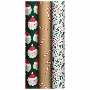 Papir ukrasni rola 70x1000cm Xmas novogodišnji Stewo 1639 99