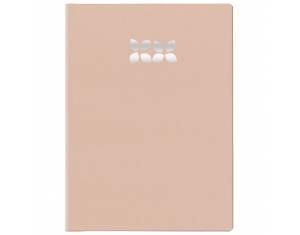 Rokovnik A4 Ponza E85 pastelno puder roza