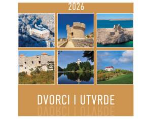 Kalendar "Dvorci i utvrde 2026" 13 listova, spirala