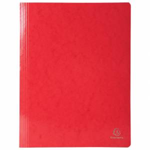 Fascikl mehanika euro prešpan karton A4 355g Exacompta 380803B crveni