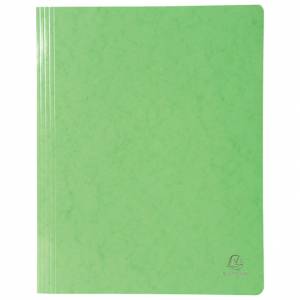 Fascikl mehanika euro prešpan karton A4 355g Exacompta 380805B zeleni