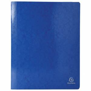 Fascikl mehanika euro prešpan karton A4 355g Exacompta 380807B t.plavi