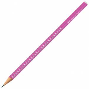 Olovka grafitna B Sparkle Faber Castell 118291 fuksija