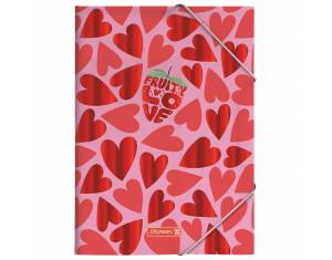 Fascikl klapna s gumicom pp A4 Fruity Love Brunnen 10-41604 522