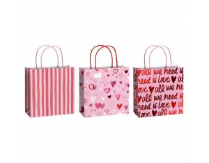Vrećice ukrasne 20x20x8cm Love Stewo 5098 99 sortirano