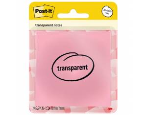 Blok samoljepljiv 73x73 mm 36L Post-it 3M. 600-1TRSPO prozirno rozi blister