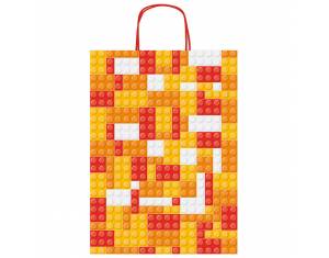 Vrećice ukrasne 26x36x12cm kockice Rex-Saul Sadoch SDF26-274J nar/crv/žut